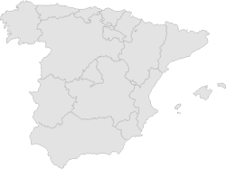 Spanien Karte