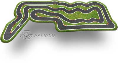 Streckenlayout Kartbahn Neubrandenburg