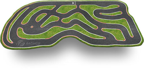 Streckenlayout Outdoor Kartbahn Nußloch