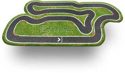 Streckenlayout Kartbahn Bassum