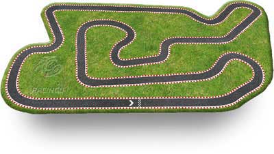 Streckenlayout Circuit Int. Le Mans